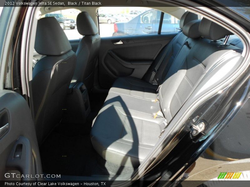 Black / Titan Black 2012 Volkswagen Jetta SE Sedan