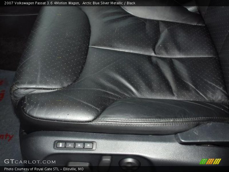 Arctic Blue Silver Metallic / Black 2007 Volkswagen Passat 3.6 4Motion Wagon