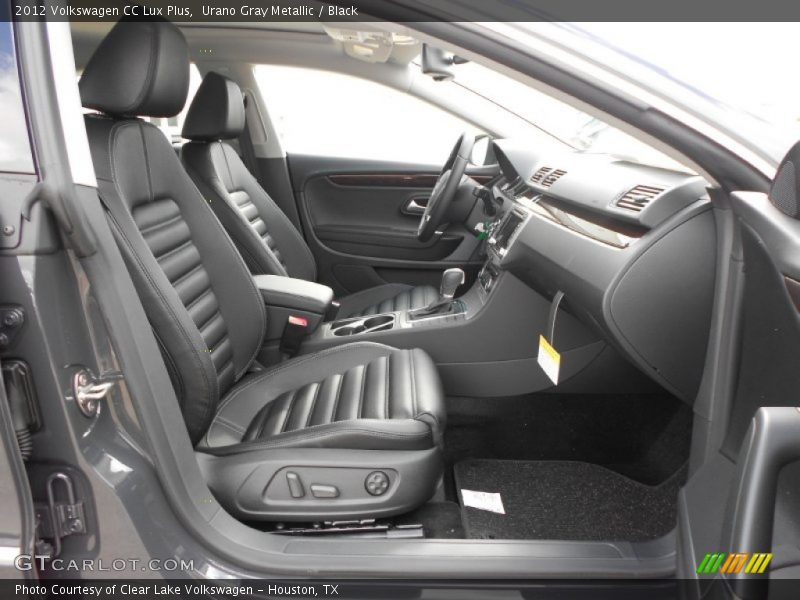 Urano Gray Metallic / Black 2012 Volkswagen CC Lux Plus