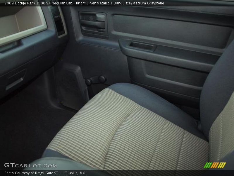 Bright Silver Metallic / Dark Slate/Medium Graystone 2009 Dodge Ram 1500 ST Regular Cab