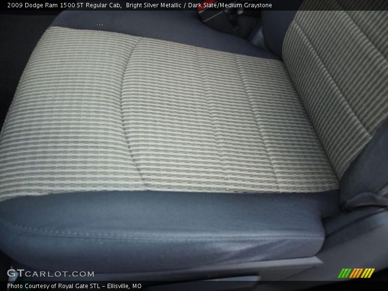 Bright Silver Metallic / Dark Slate/Medium Graystone 2009 Dodge Ram 1500 ST Regular Cab