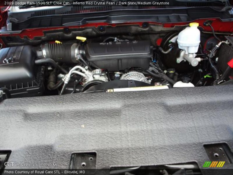 Inferno Red Crystal Pearl / Dark Slate/Medium Graystone 2009 Dodge Ram 1500 SLT Crew Cab