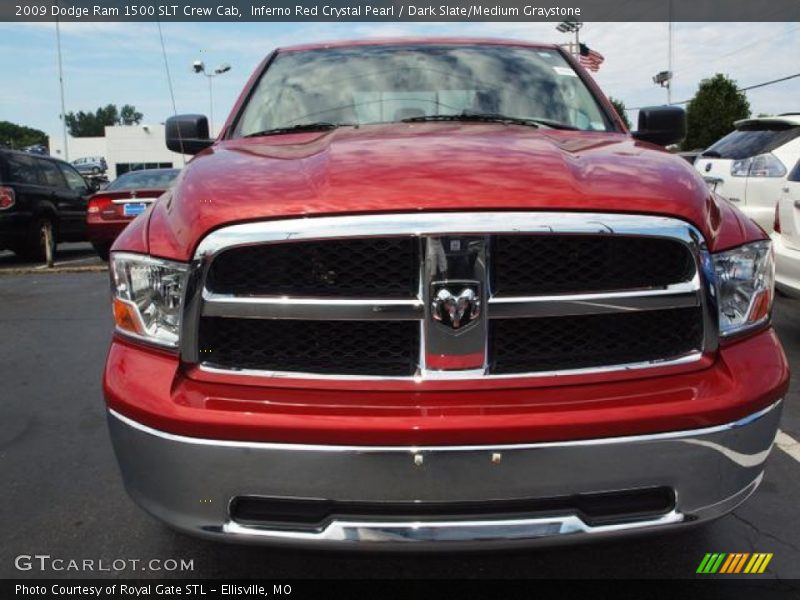 Inferno Red Crystal Pearl / Dark Slate/Medium Graystone 2009 Dodge Ram 1500 SLT Crew Cab