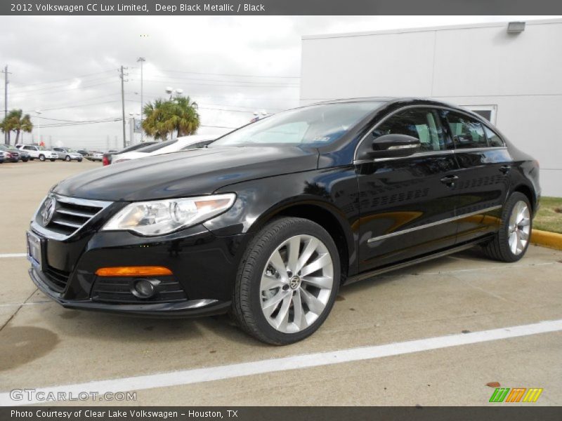 Deep Black Metallic / Black 2012 Volkswagen CC Lux Limited