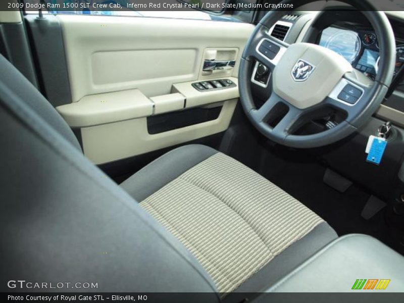Inferno Red Crystal Pearl / Dark Slate/Medium Graystone 2009 Dodge Ram 1500 SLT Crew Cab