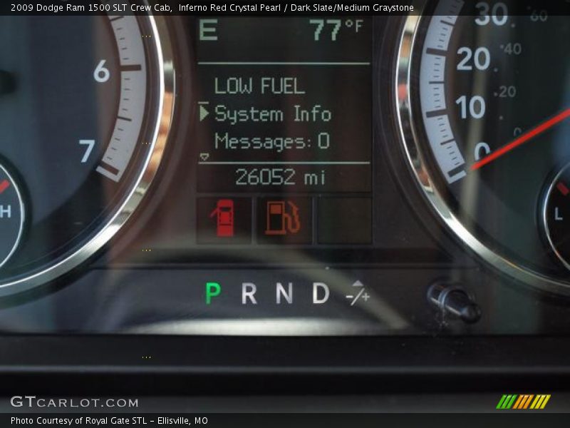 Inferno Red Crystal Pearl / Dark Slate/Medium Graystone 2009 Dodge Ram 1500 SLT Crew Cab