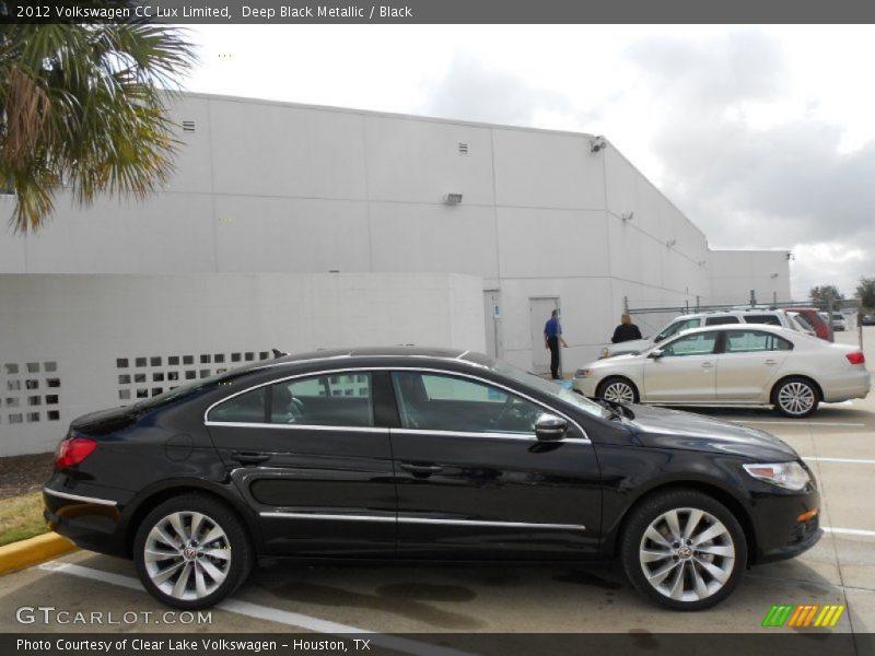 Deep Black Metallic / Black 2012 Volkswagen CC Lux Limited