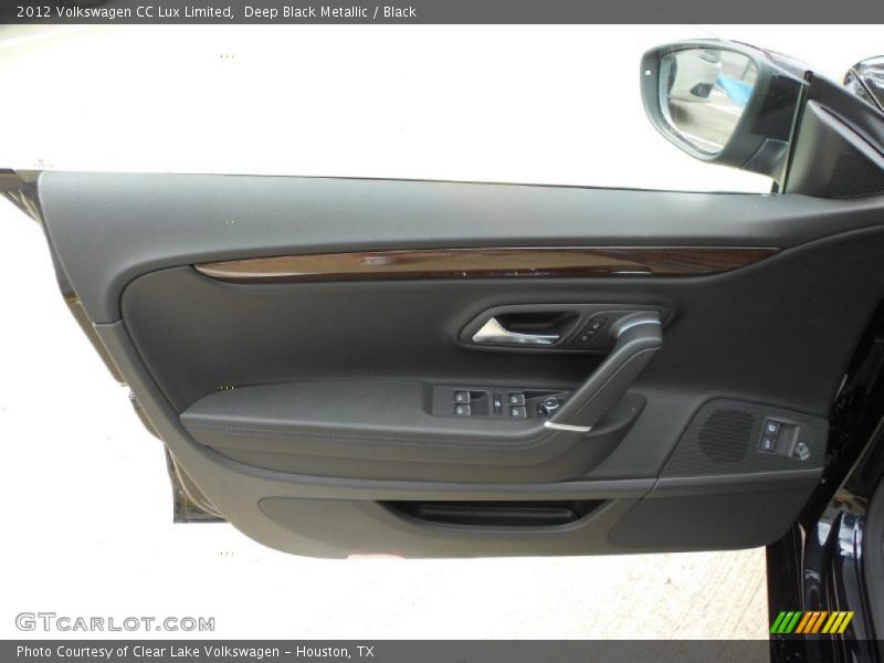 Deep Black Metallic / Black 2012 Volkswagen CC Lux Limited