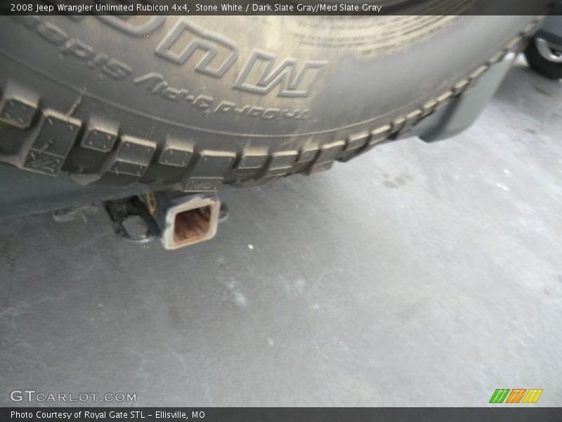 Stone White / Dark Slate Gray/Med Slate Gray 2008 Jeep Wrangler Unlimited Rubicon 4x4