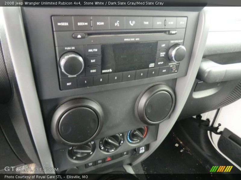 Stone White / Dark Slate Gray/Med Slate Gray 2008 Jeep Wrangler Unlimited Rubicon 4x4