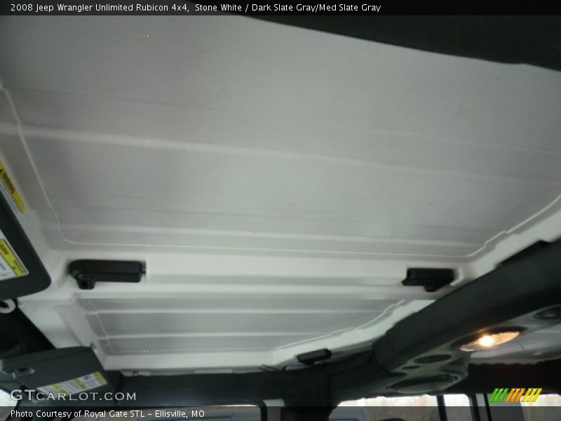 Stone White / Dark Slate Gray/Med Slate Gray 2008 Jeep Wrangler Unlimited Rubicon 4x4