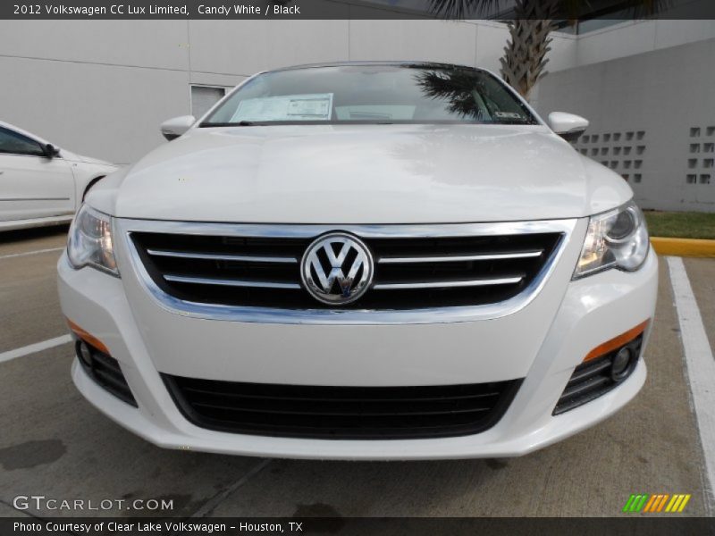 Candy White / Black 2012 Volkswagen CC Lux Limited