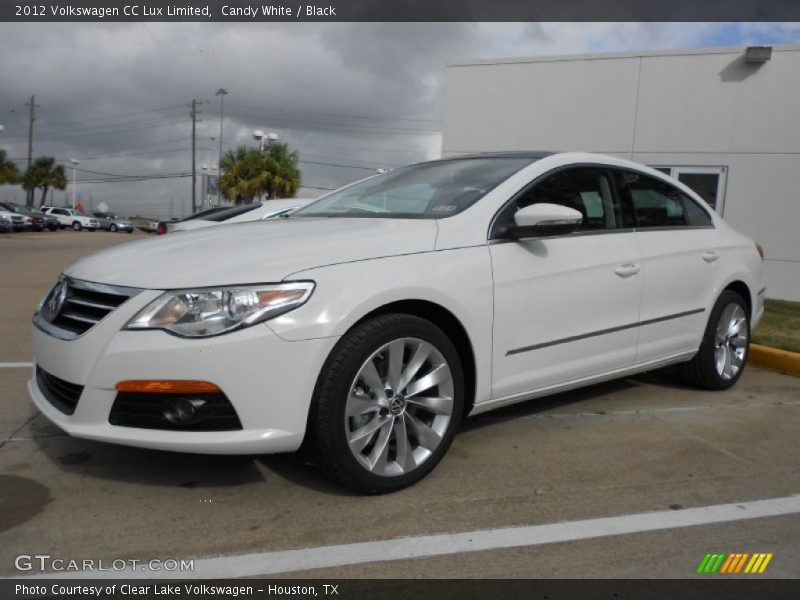 Candy White / Black 2012 Volkswagen CC Lux Limited