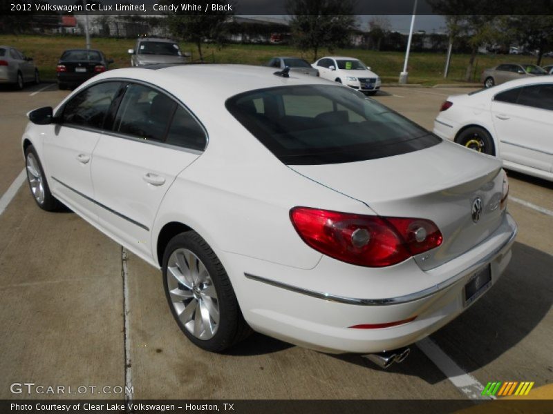 Candy White / Black 2012 Volkswagen CC Lux Limited
