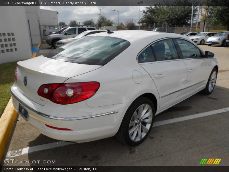 Candy White / Black 2012 Volkswagen CC Lux Limited