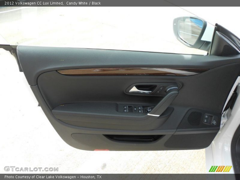 Candy White / Black 2012 Volkswagen CC Lux Limited