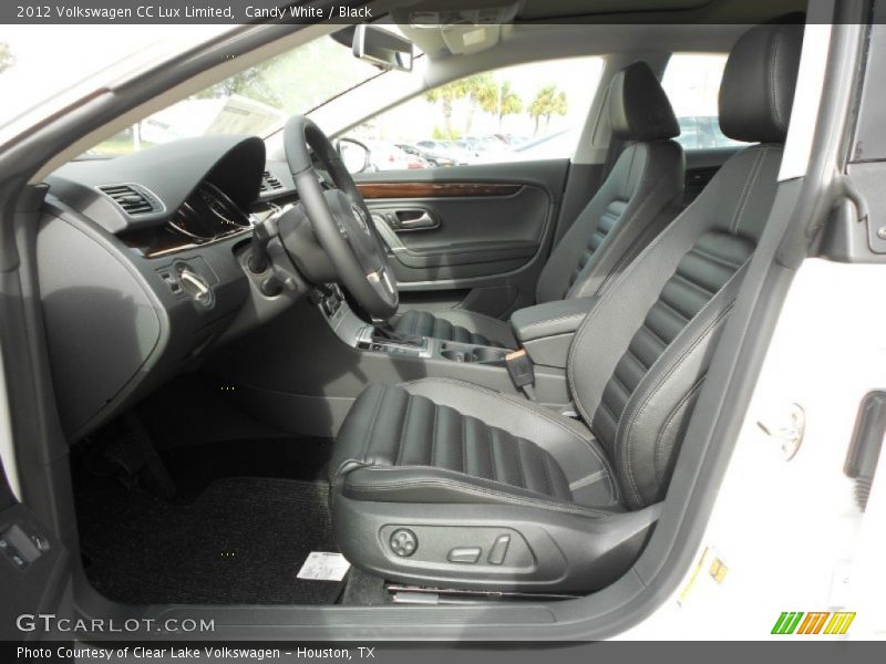 Candy White / Black 2012 Volkswagen CC Lux Limited