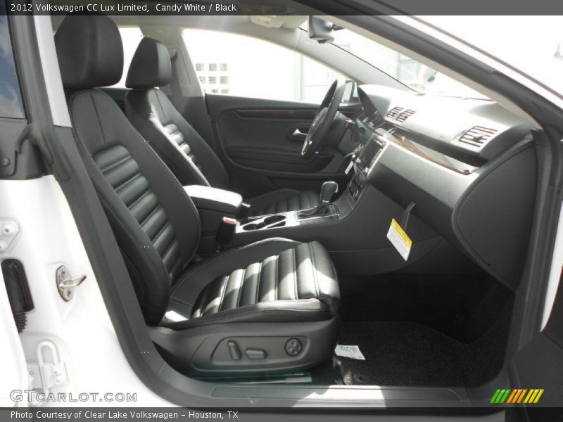 Candy White / Black 2012 Volkswagen CC Lux Limited