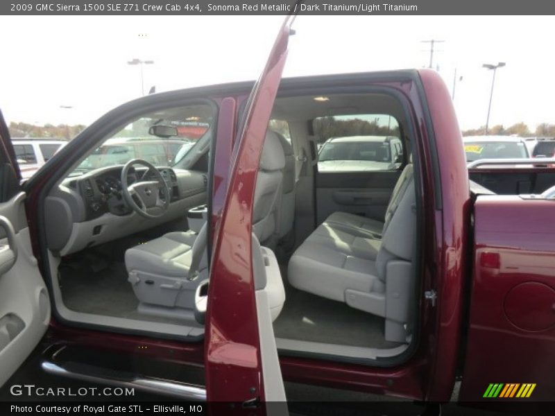 Sonoma Red Metallic / Dark Titanium/Light Titanium 2009 GMC Sierra 1500 SLE Z71 Crew Cab 4x4