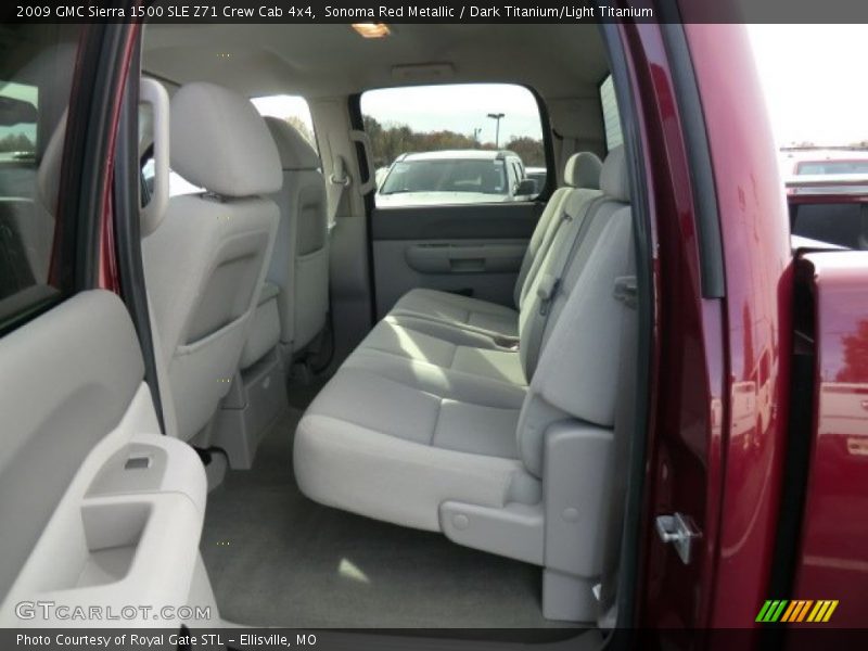 Sonoma Red Metallic / Dark Titanium/Light Titanium 2009 GMC Sierra 1500 SLE Z71 Crew Cab 4x4