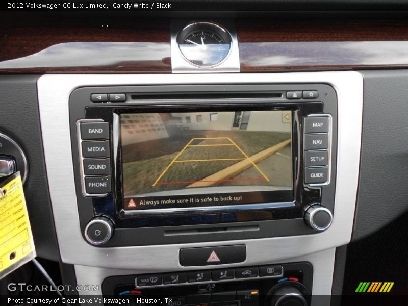 Candy White / Black 2012 Volkswagen CC Lux Limited