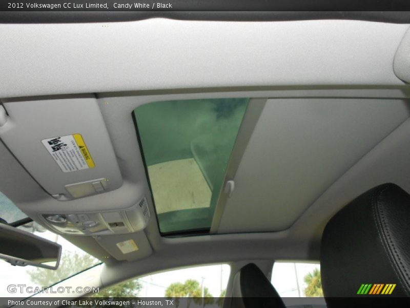 Candy White / Black 2012 Volkswagen CC Lux Limited