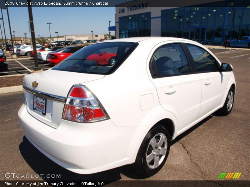 Summit White / Charcoal 2008 Chevrolet Aveo LS Sedan