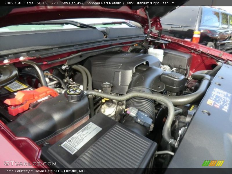 Sonoma Red Metallic / Dark Titanium/Light Titanium 2009 GMC Sierra 1500 SLE Z71 Crew Cab 4x4