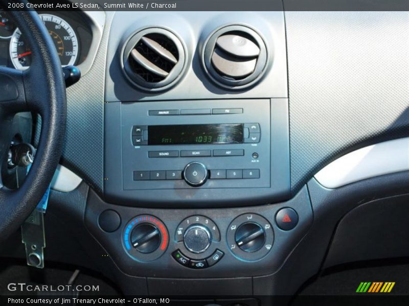 Summit White / Charcoal 2008 Chevrolet Aveo LS Sedan