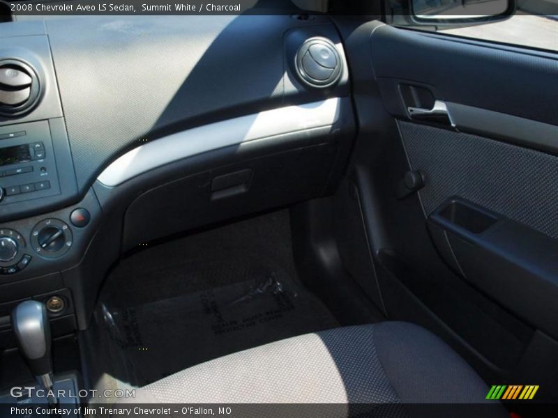 Summit White / Charcoal 2008 Chevrolet Aveo LS Sedan