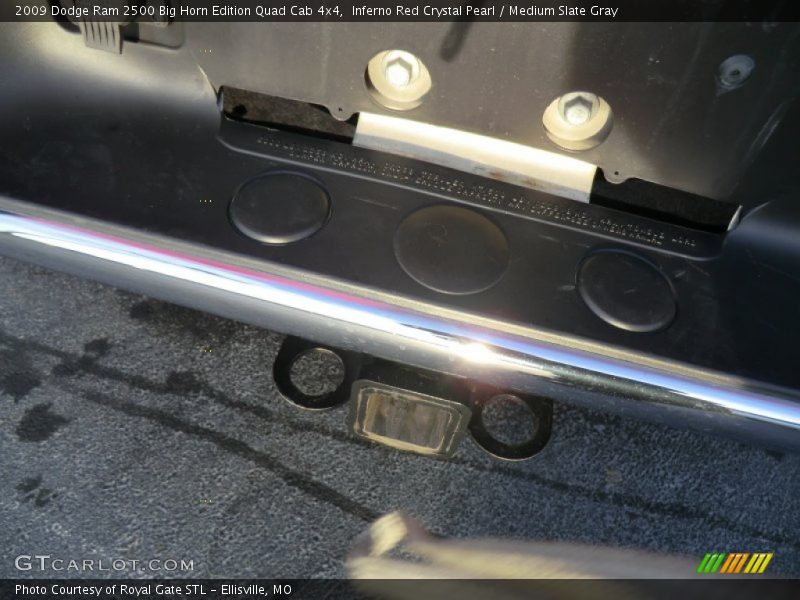 Inferno Red Crystal Pearl / Medium Slate Gray 2009 Dodge Ram 2500 Big Horn Edition Quad Cab 4x4