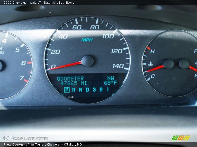 Slate Metallic / Ebony 2009 Chevrolet Impala LT