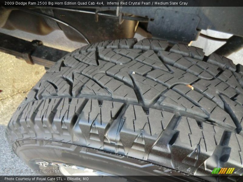 Inferno Red Crystal Pearl / Medium Slate Gray 2009 Dodge Ram 2500 Big Horn Edition Quad Cab 4x4