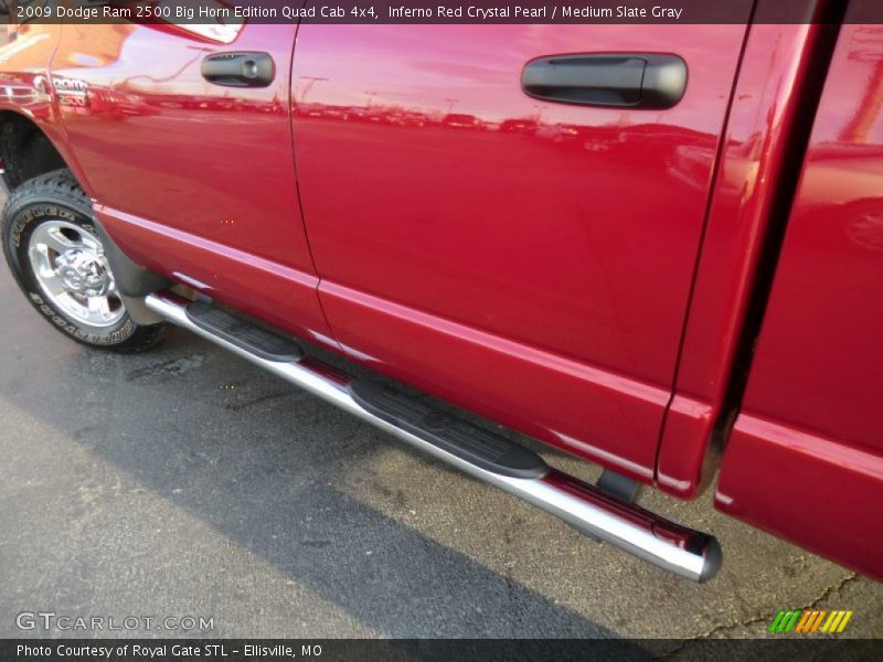 Inferno Red Crystal Pearl / Medium Slate Gray 2009 Dodge Ram 2500 Big Horn Edition Quad Cab 4x4