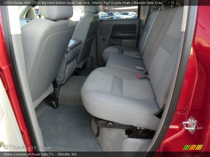 Inferno Red Crystal Pearl / Medium Slate Gray 2009 Dodge Ram 2500 Big Horn Edition Quad Cab 4x4