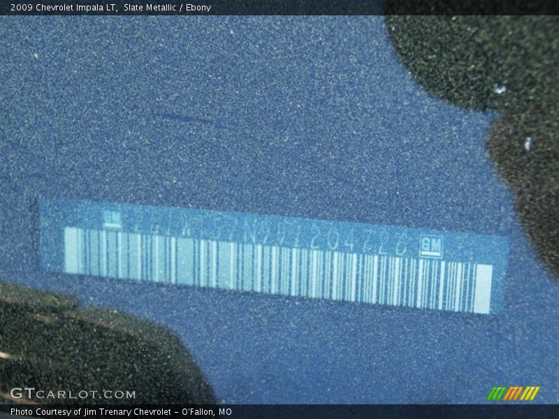Slate Metallic / Ebony 2009 Chevrolet Impala LT