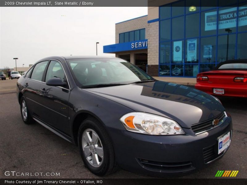 Slate Metallic / Ebony 2009 Chevrolet Impala LT