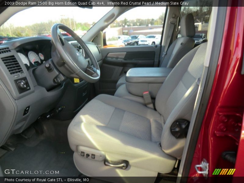 Inferno Red Crystal Pearl / Medium Slate Gray 2009 Dodge Ram 2500 Big Horn Edition Quad Cab 4x4