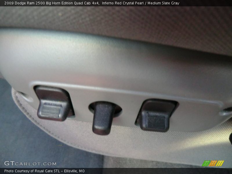 Inferno Red Crystal Pearl / Medium Slate Gray 2009 Dodge Ram 2500 Big Horn Edition Quad Cab 4x4