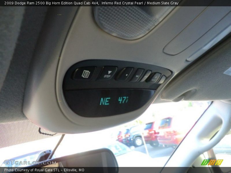 Inferno Red Crystal Pearl / Medium Slate Gray 2009 Dodge Ram 2500 Big Horn Edition Quad Cab 4x4