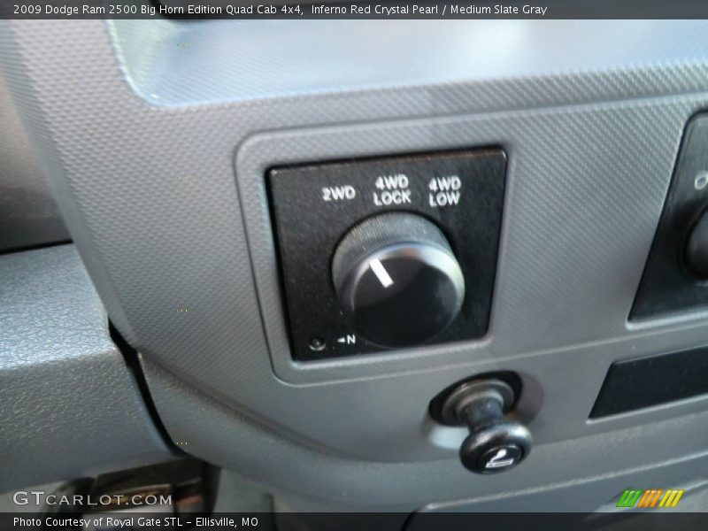Inferno Red Crystal Pearl / Medium Slate Gray 2009 Dodge Ram 2500 Big Horn Edition Quad Cab 4x4