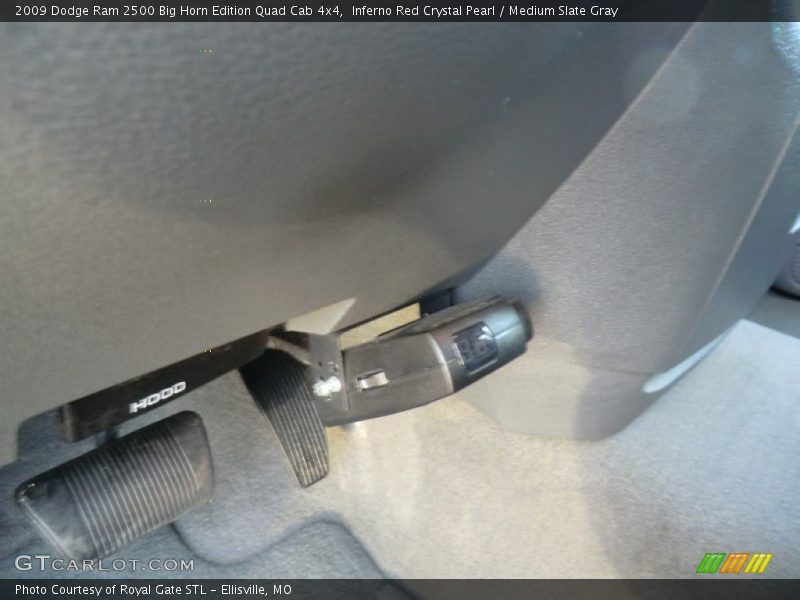 Inferno Red Crystal Pearl / Medium Slate Gray 2009 Dodge Ram 2500 Big Horn Edition Quad Cab 4x4