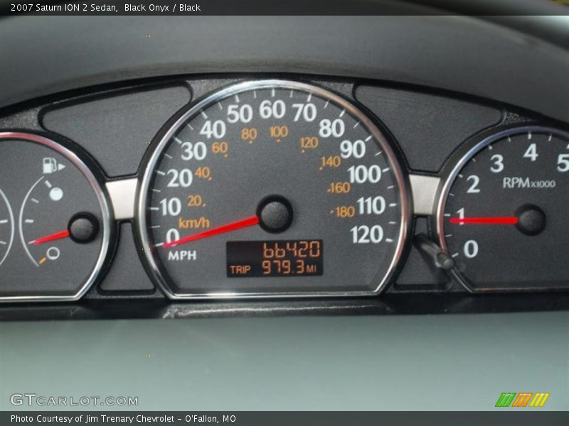 Black Onyx / Black 2007 Saturn ION 2 Sedan