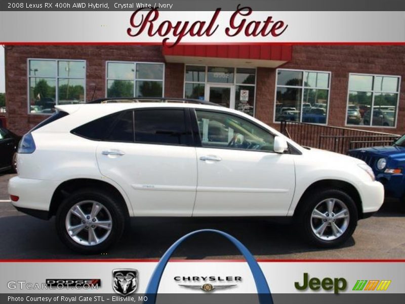 Crystal White / Ivory 2008 Lexus RX 400h AWD Hybrid