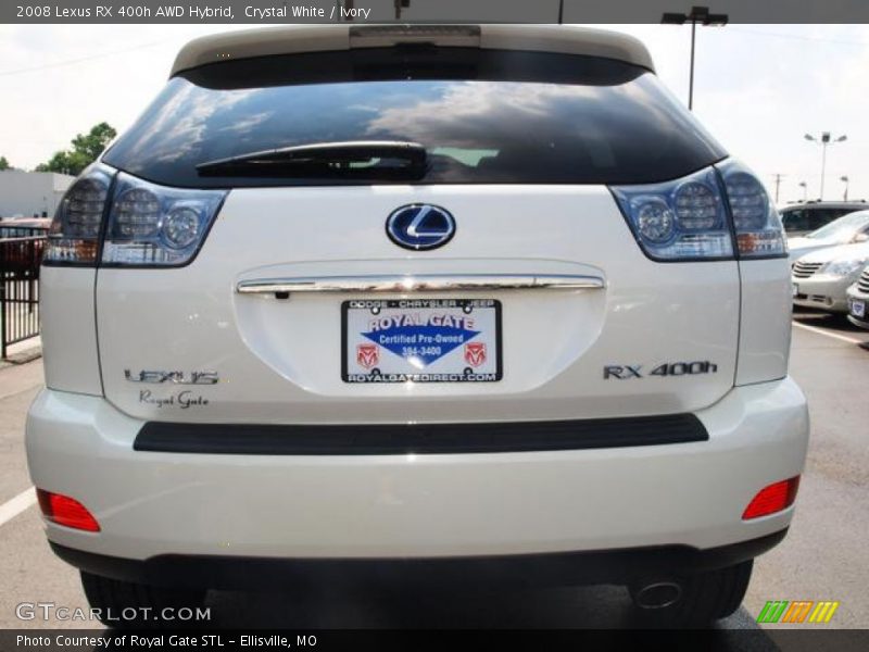 Crystal White / Ivory 2008 Lexus RX 400h AWD Hybrid