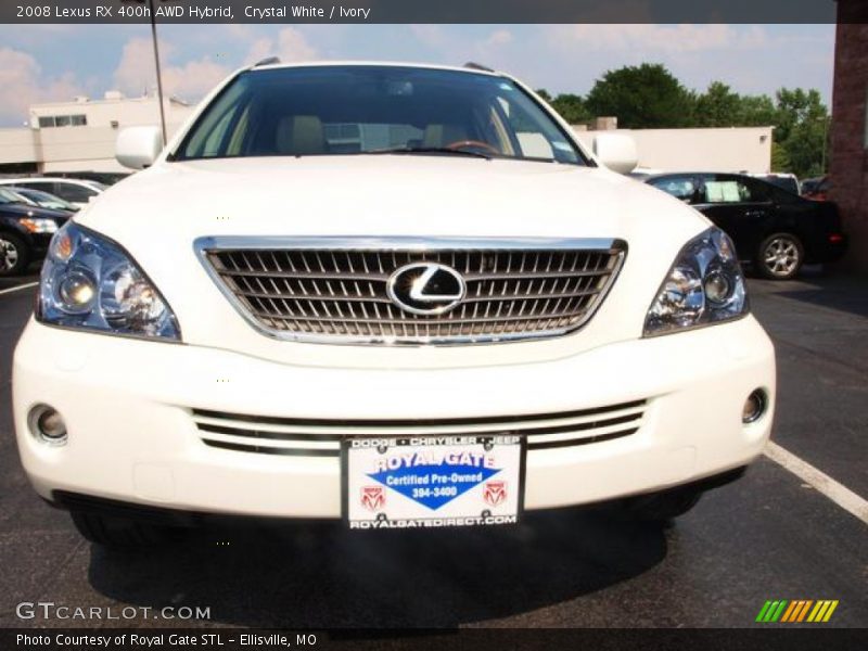 Crystal White / Ivory 2008 Lexus RX 400h AWD Hybrid