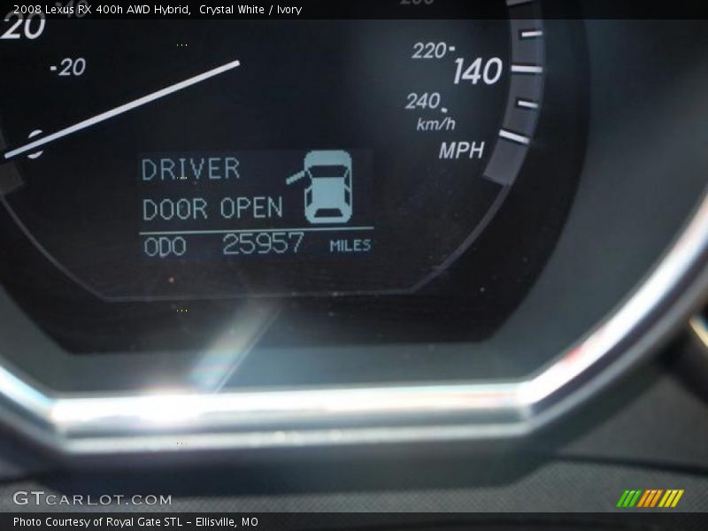 Crystal White / Ivory 2008 Lexus RX 400h AWD Hybrid