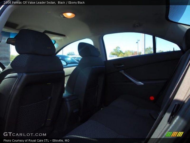 Black / Ebony Black 2008 Pontiac G6 Value Leader Sedan