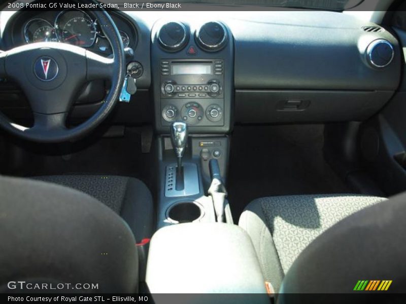 Black / Ebony Black 2008 Pontiac G6 Value Leader Sedan