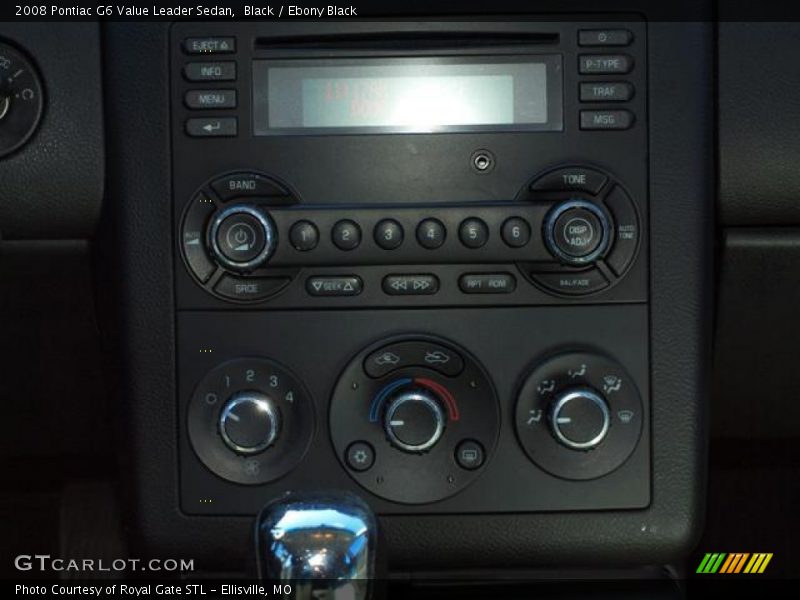 Black / Ebony Black 2008 Pontiac G6 Value Leader Sedan